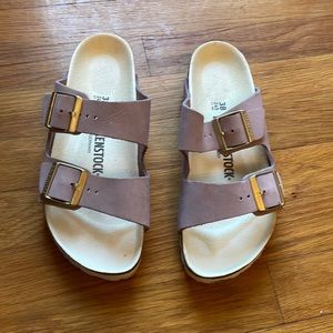 Light Purple Birkenstocks Size 38